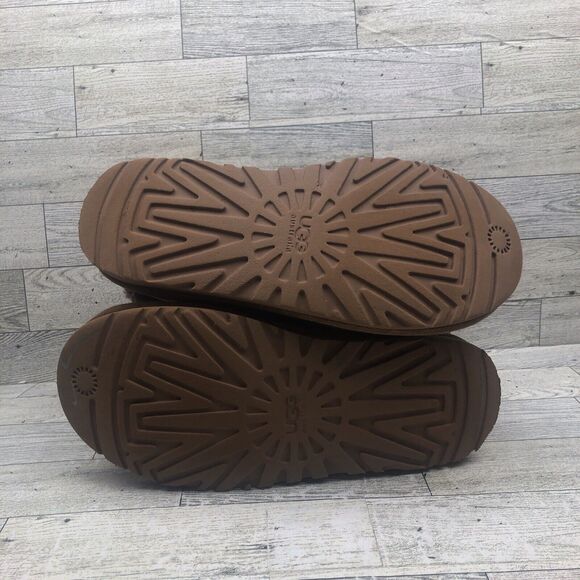 UGG Australia Boots Womens Cambridge Chestnut Size 7 Winter Ankle Knit 1003175 - Picture 8 of 10